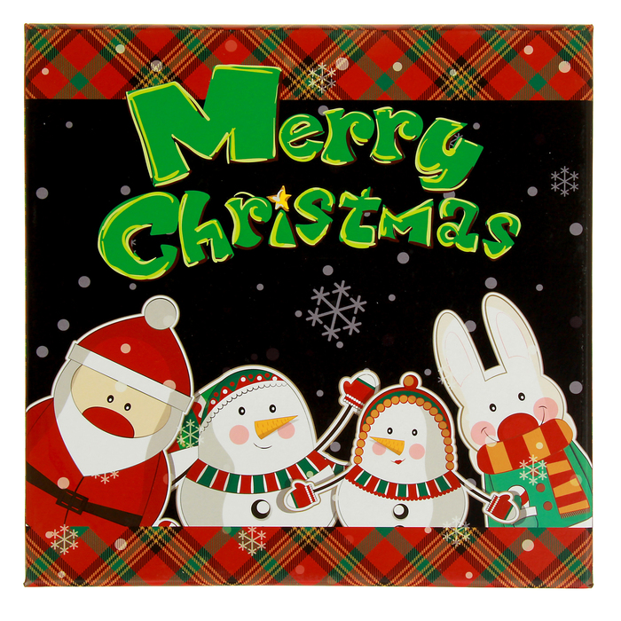 Набор коробок 6в1 "Рождество", 24,5 х 24,5 х 18 - 15 х 15 х 13 см