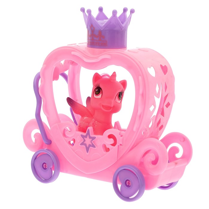 Пони "Малышка" с каретой, с аксессуарами МИКС