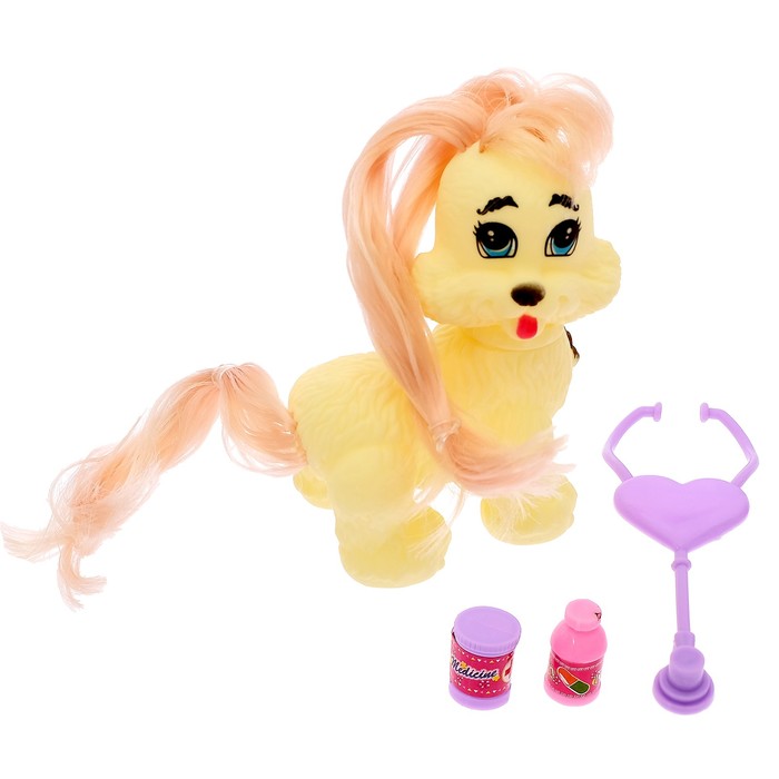 Питомец "Собачка Джек" с аксессуарами, МИКС