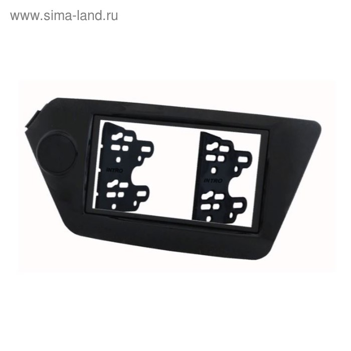 фото Рамка переходная intro rkia-n28-b kia rio 11-17, 2din, крепеж, black royal glass