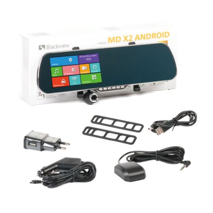 Видеорегистратор зеркало Blackview MD X2 (только фронтальная камера), 5", обзор 170°, 1920x1080 3