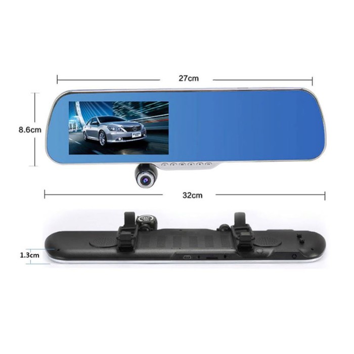 Видеорегистратор зеркало Blackview MD X2 (только фронтальная камера), 5", обзор 170°, 1920x1080 3