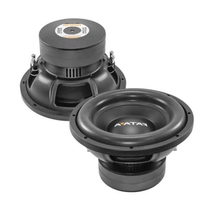 Сабвуфер AVATAR SST-3012D4, 12", 4+4Ом