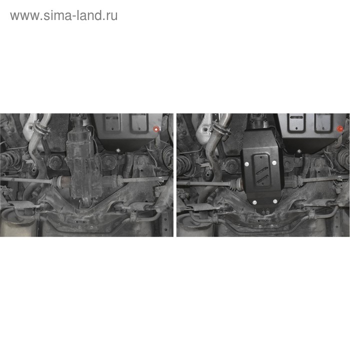 фото Защита редуктора автоброня для haval h6 4wd (v - 1.5; 2.0td) 2014-2019, сталь 1.8 мм, с крепежом, 111.09406.1