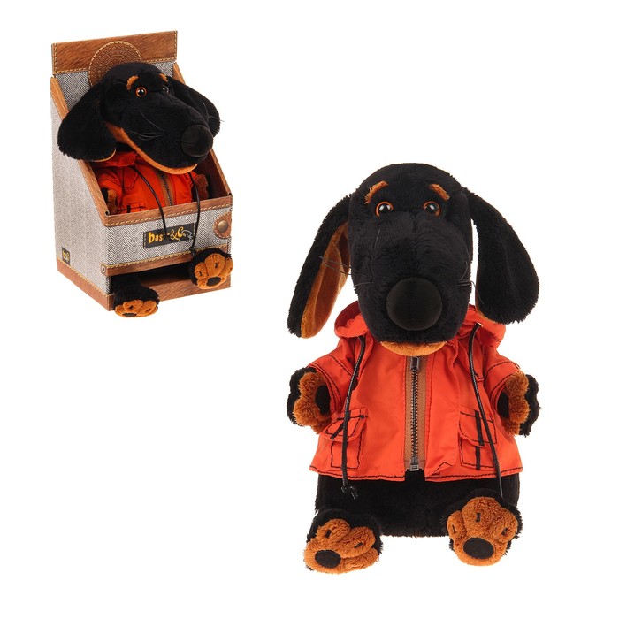 Мягкая игрушка "Ваксон" в оранжевой ветровке, 25 см