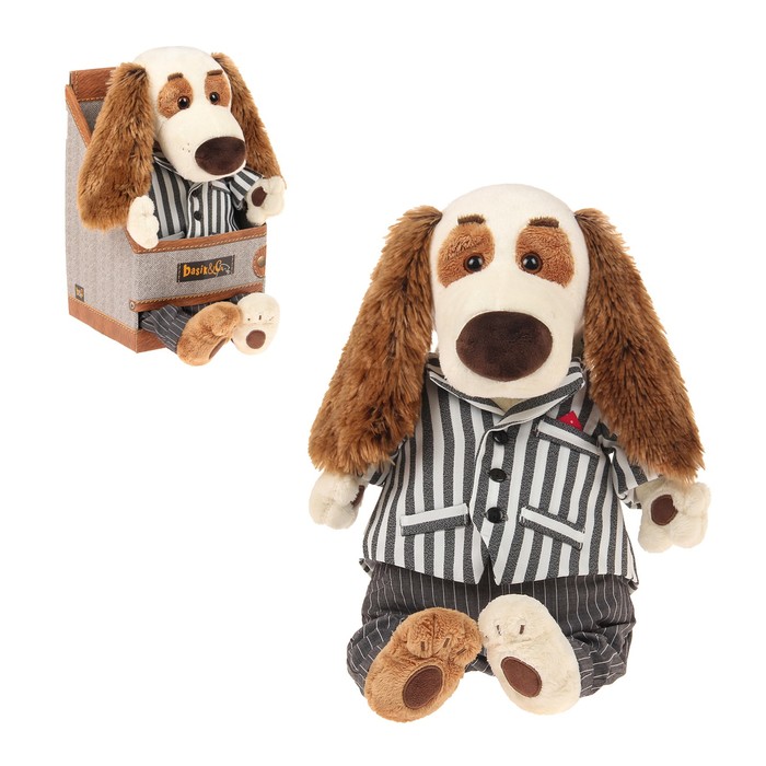 Мягкая игрушка "Бартоломей" в костюме, 33 см