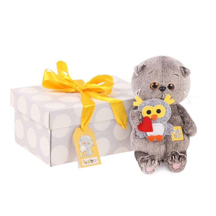 Мягкая игрушка "Басик BABY" с совёнком, 20 см