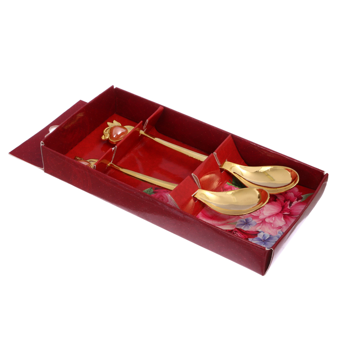 Набор чайных ложек "Для самой романтической пары"