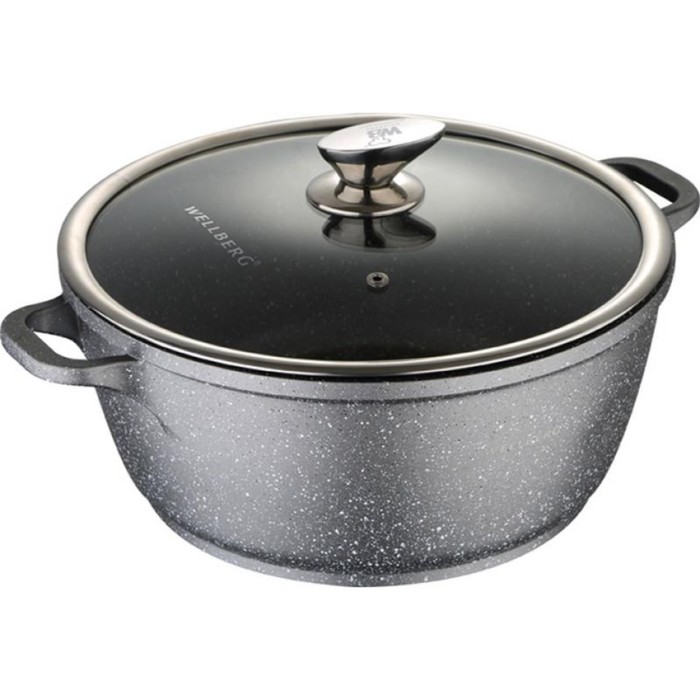 Кастрюля Wellberg Magnum Line, литой алюминий, 30 см