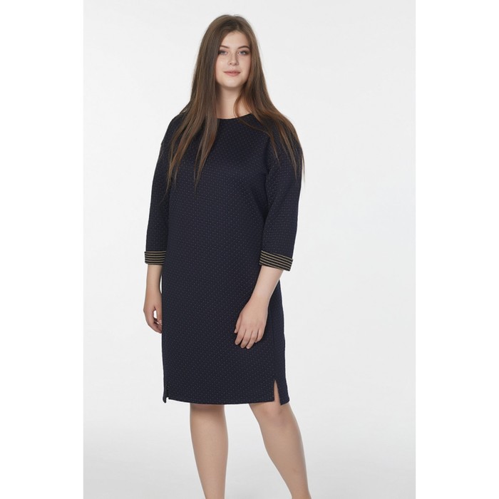 Платье женское, размер 52, цвет тёмно-синий 2-106.1-08
