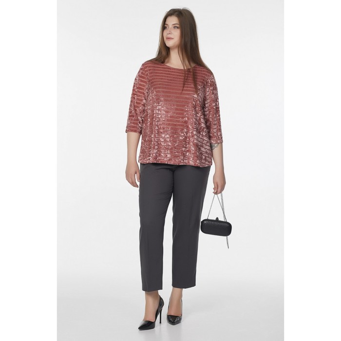 Блуза женская, размер 56, цвет пыльная роза 2-520-04