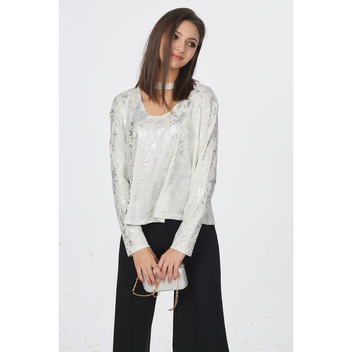 Блуза женская, размер 46, цвет кремовый 532-07