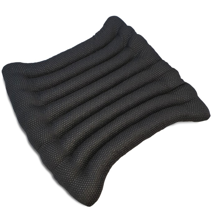 Эко-Подушка с массажным эффектом на стул 40*40 лузга гречихи, грета/бязь