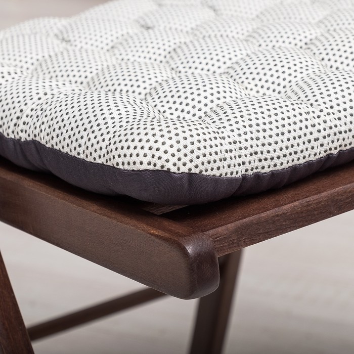 БИО-подушка на стул с массажным эффектом 40*40 лузга гречихи, грета