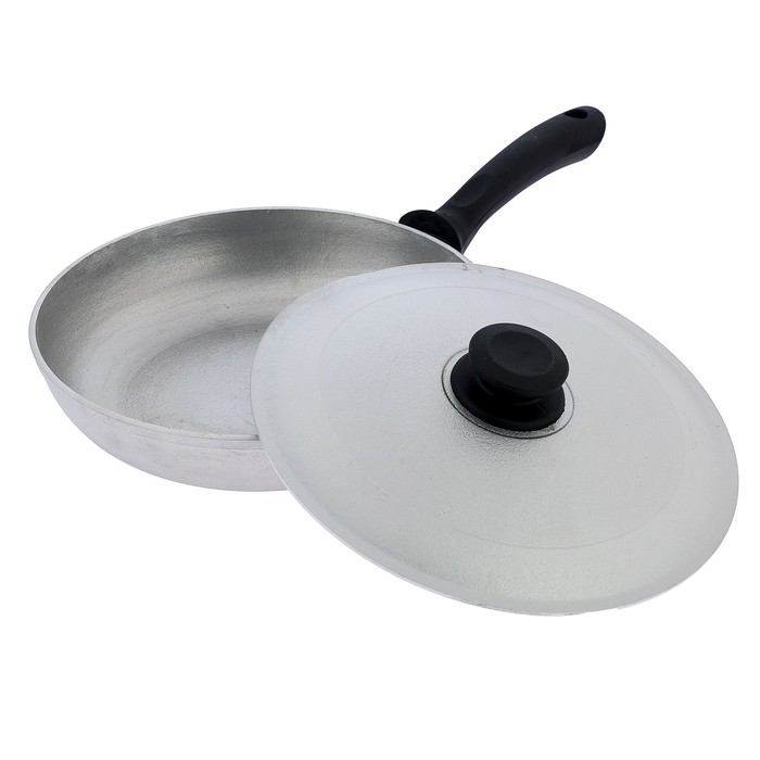 Сковорода 24 см, высота 5,5 см, с крышкой