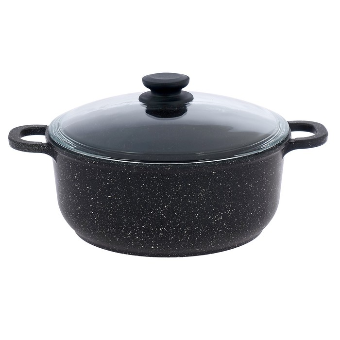 Кастрюля 4 л "Орион", антиприграное покрытие, стеклянная крышка