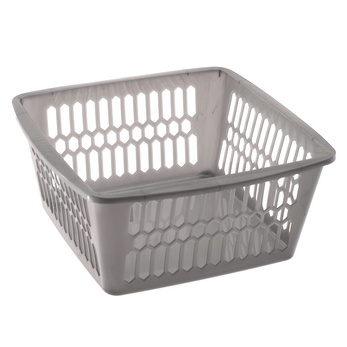 Корзина квадратная 6 л, цвет МИКС