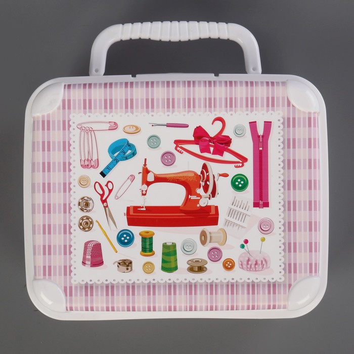 Контейнер универсальный с ручкой 158x196x69 мм, цвет МИКС