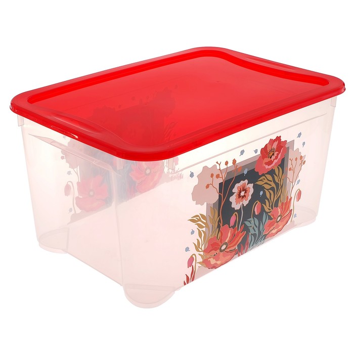 Ящик универсальный 46 л "Маки"