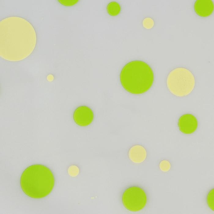 Пленка для цветов и подарков матовая "Конфетти" салатово-кремовый 0.6 х 8.2 м, 35 мкм