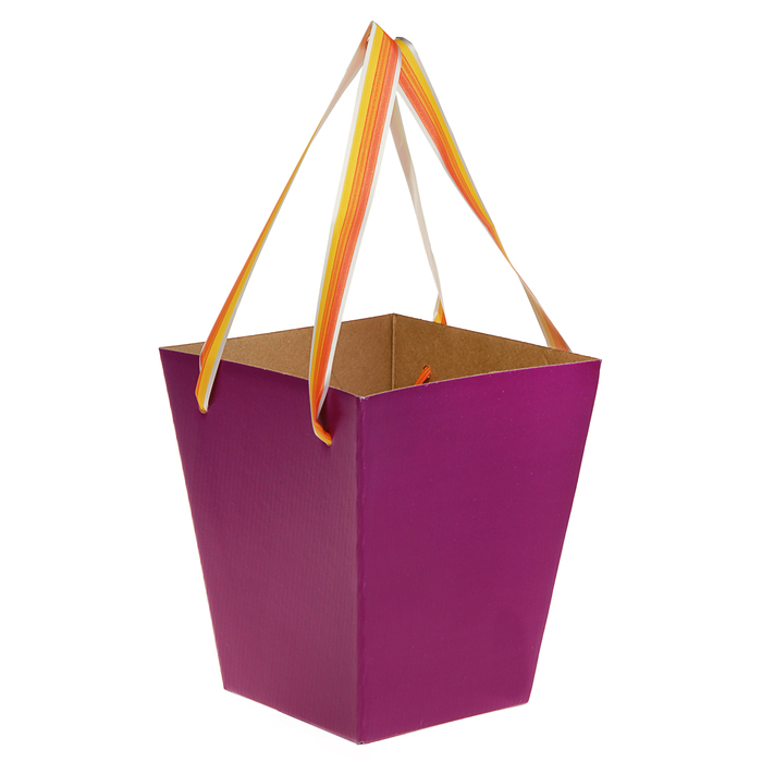 Переноска для цветов, сирень, 17 х 20 х 12 см