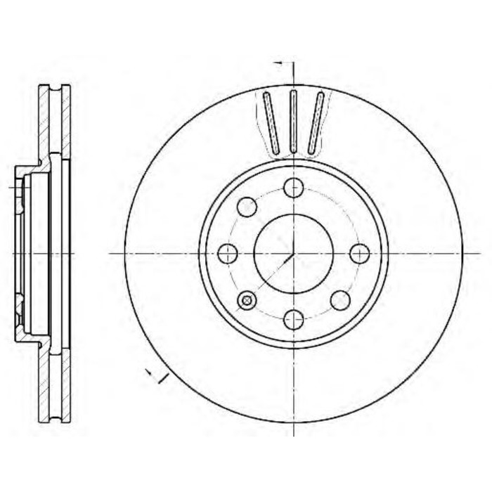 Диск тормозной REMSA 657210