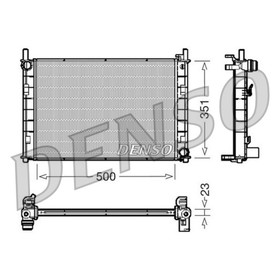 

Радиатор охлаждения двигателя Denso DRM10045