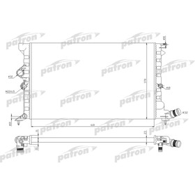 

Радиатор охлаждения двигателя Patron PRS3040