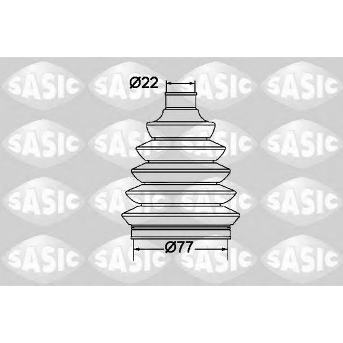 Комплект пыльника ШРУСа  SASIC 1904036