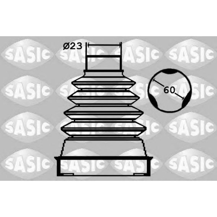 Пыльник ШРУСа SASIC 1904042