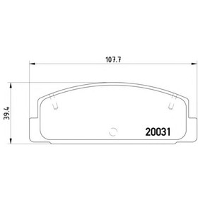 

Колодки тормозные дисковые TEXTAR 2003101