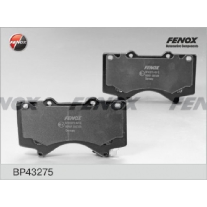 Колодки тормозные FENOX bp43275