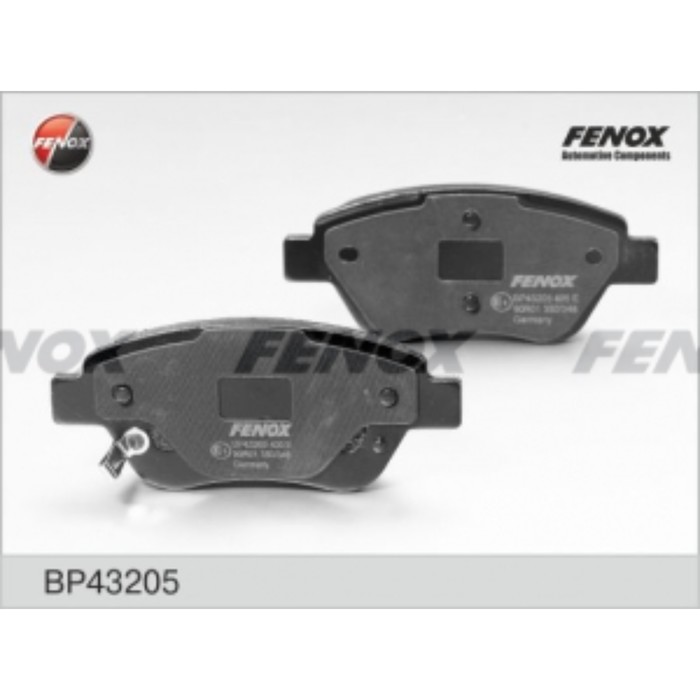 Колодки тормозные FENOX bp43205