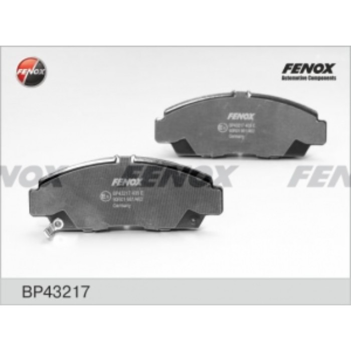 Колодки тормозные FENOX bp43217