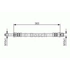 

Шланг тормозной Bosch 1987476295