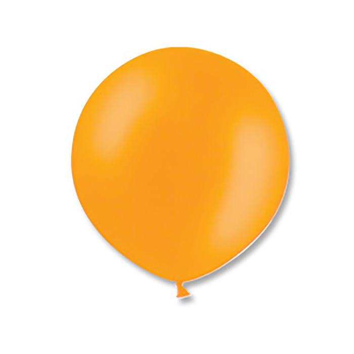 Шар латексный 36" экстра, пастель, цвет оранжевый