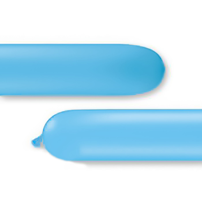 Шар для моделирования 350, пастель, голубой, набор 100 шт., Q