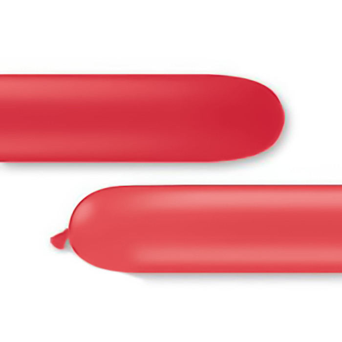 Шар для моделирования 350, пастель, красный, набор 100 шт., Q