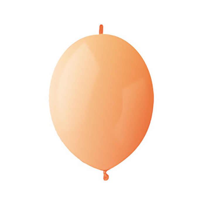 Шар латексный Линк 12" пастель, 100 шт, оранжевый G