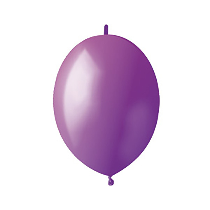 Шар латексный Линк 12" пастель, 100 шт, фиолетовый G