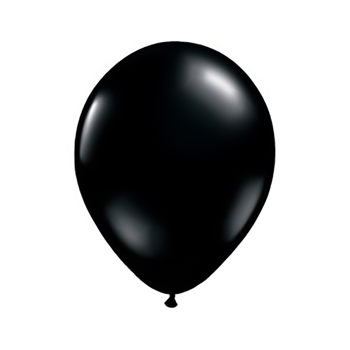 Шар латексный 16", кристал черный 50 шт. Q