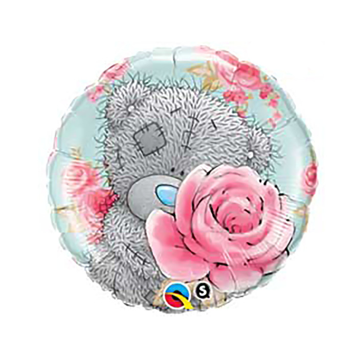 Шар фольгированный 18" "Me To You С днем рождения " розы розовые Q