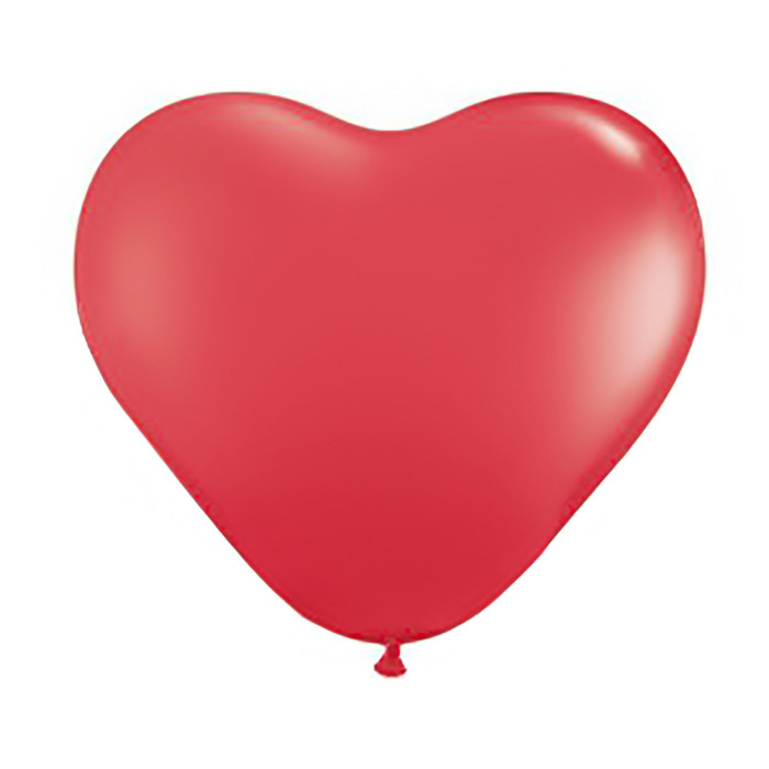 Шар латексный Сердце 36" пастель красное Q