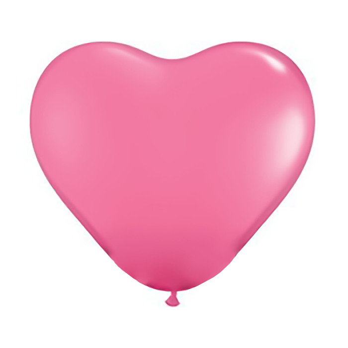 Шар латексный Сердце 36" пастель розовое Q