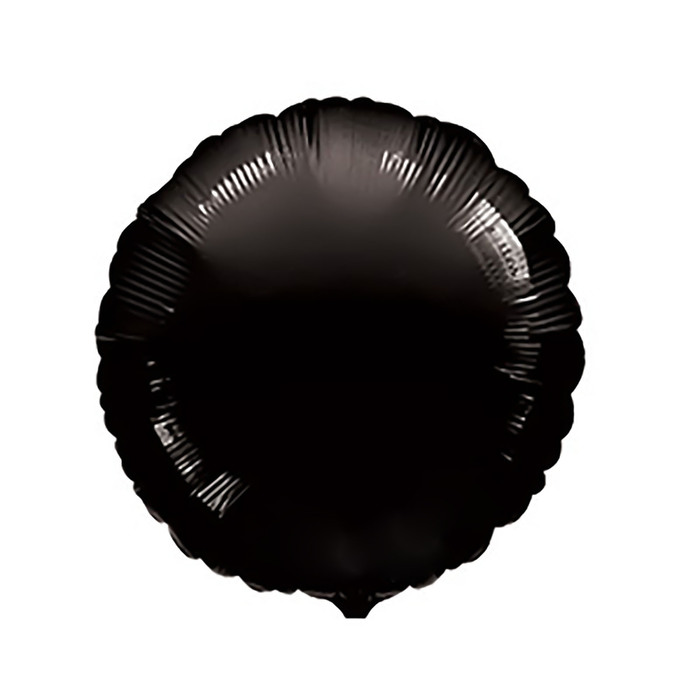 Шар фольгированный Круг 18" Пастель Black АГ