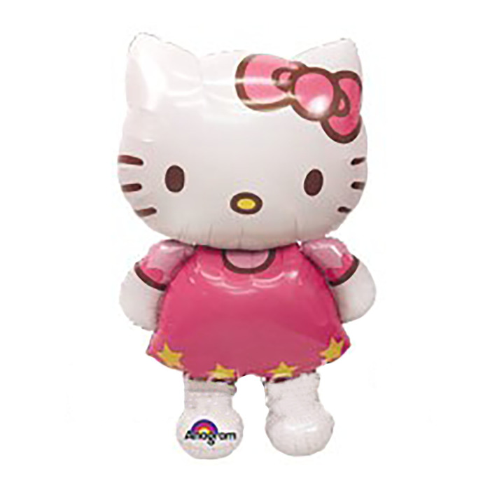 Шар фольгированный 50" Ходячий "Hello Kitty" АГ