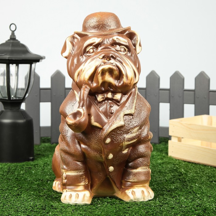 Садовая фигура "Буржуй" шамот