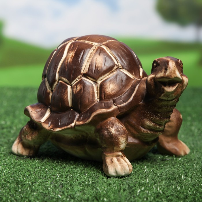 Садовая фигура "Черепаха" шамот