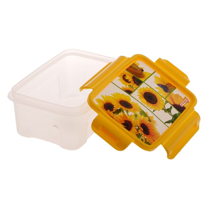 Контейнер 750 мл "Подсолнухи" для СВЧ