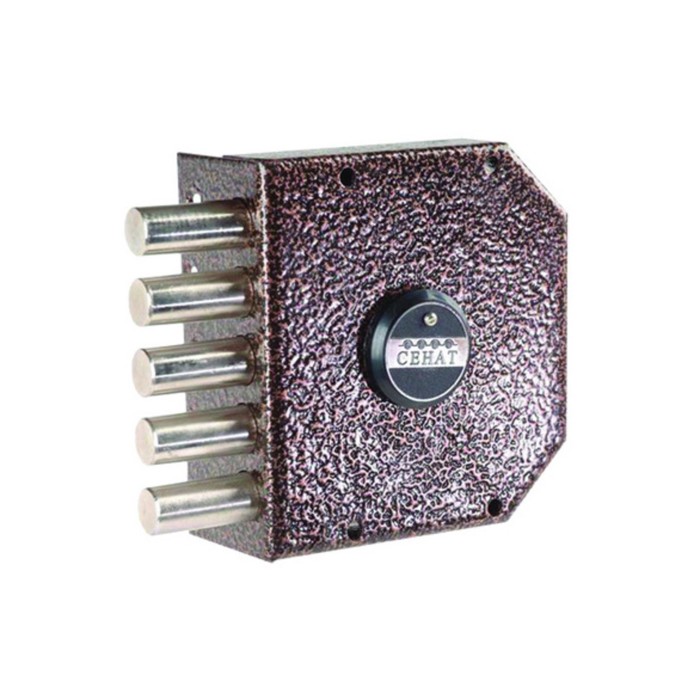 Замок накладной "Сенат", ЗНС 2"У", 075, без ответной планки, 3 ключа